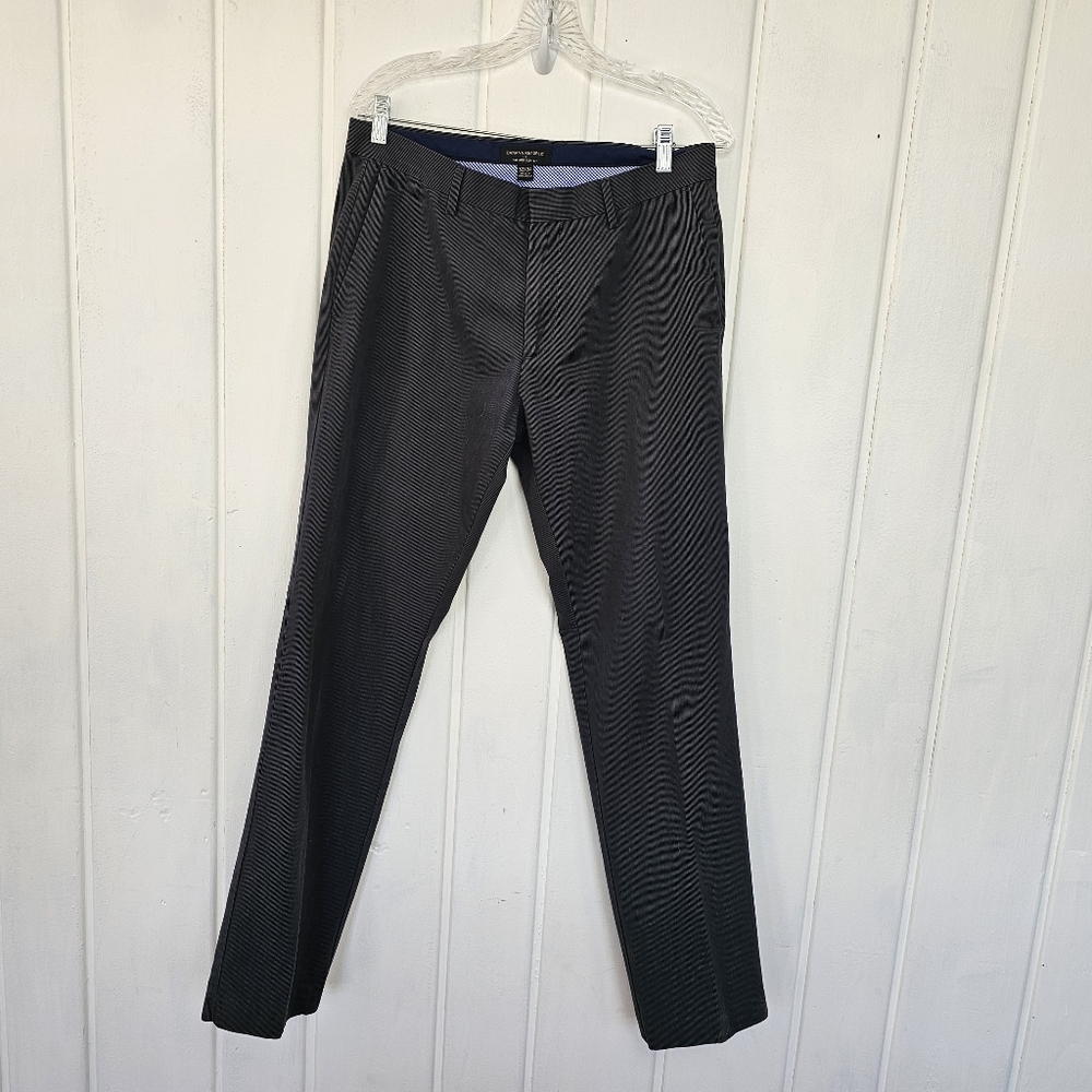 Banana Republic Tailored Slim Fit Mens 32 x 34 Blue Heather Pants